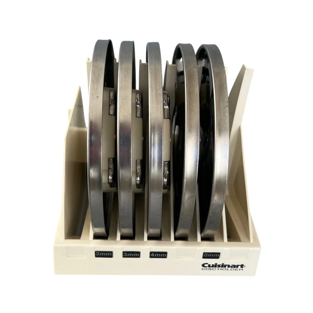 Cuisinart Disc Holder DLC-077 with 5 Slicing Shredding Discs for DLC-7 Series
